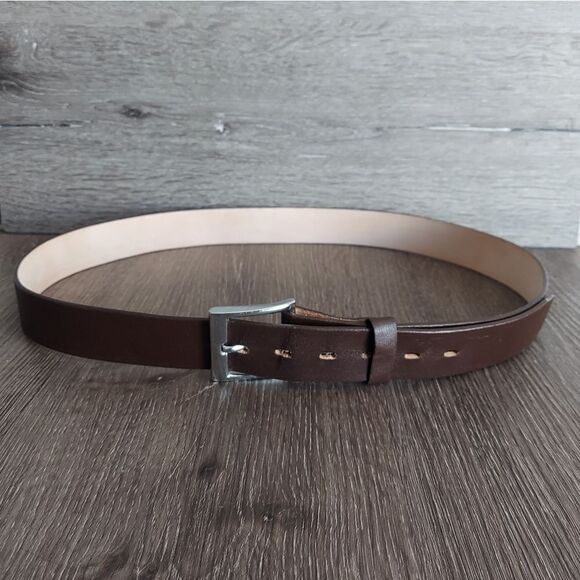 Brown Leather Belt 40 - Picture 1 of 5